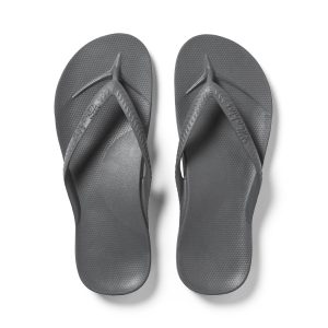 Arch Support Flip Flops - Classic - Charcoal