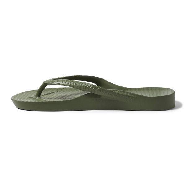 Arch Support Flip Flops - Classic - Olive