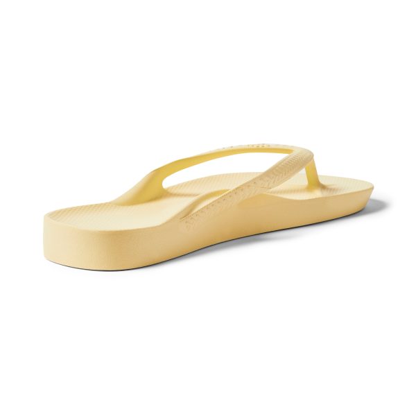 Arch Support Flip Flops - Classic - Lemon