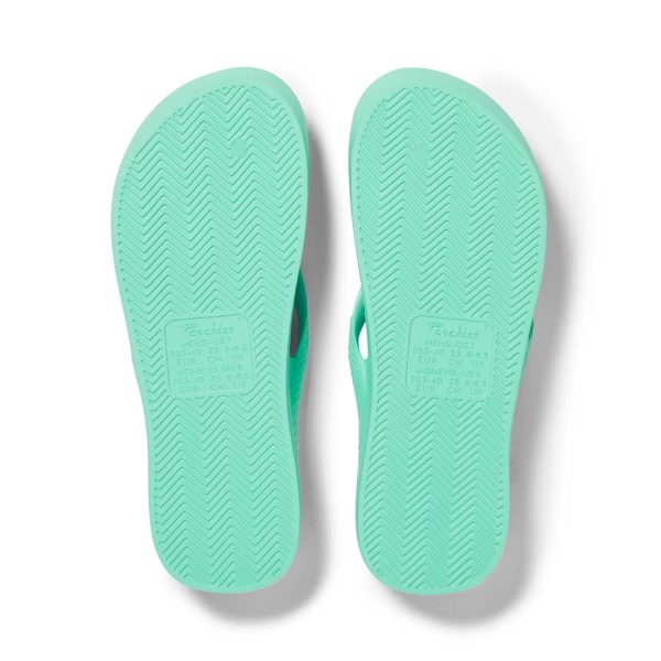 Kids - Arch Support Thongs - Mint